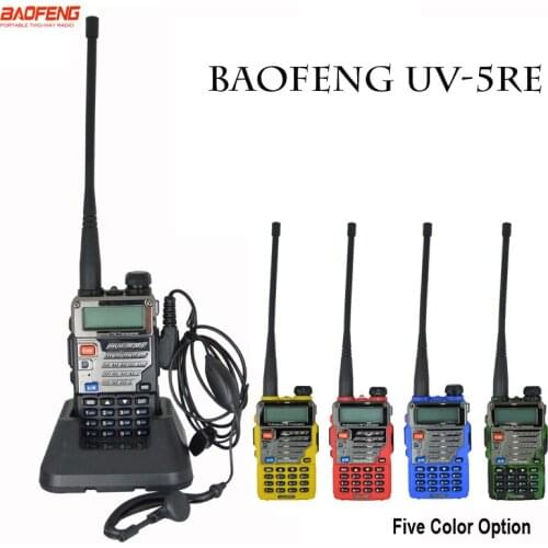 New Original BaoFeng UV-5RE VOX Walkie Talkie UV 5RE Two Way CB ham Radio UV5RE Radio hotel hunting radio Fm transmitter