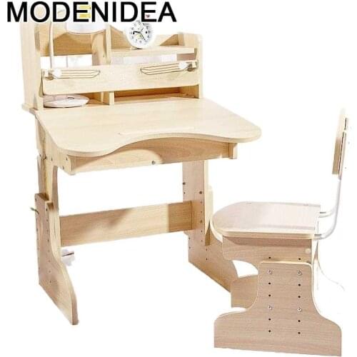 Kindertisch Play Escritorio Desk Y Silla Children and Chair Adjustable Kinder Bureau Enfant Mesa Infantil Study Table for Kids