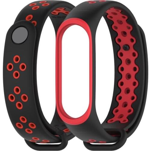 Strap for Xiaomi Mi Band 4 3 Sport Wristband Silicone Bracelet Suitable for Xiaomi Mi 3 4 Water Proof Replacement Watchstrap