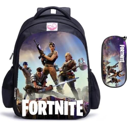 FORNITE Games Backpack 16inch Children School Bags boys girls Primary Backpack kids Toddler Bag Mochila infantil