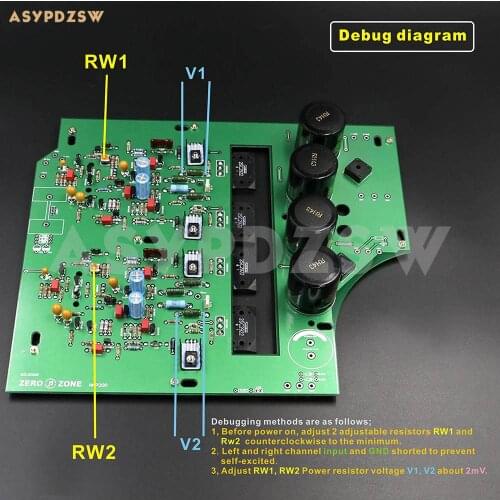 Stereo NAP200 Power amplifier Base on UK NAIM Black Box PCB/DIY Kit/Finished board