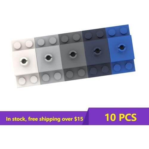 10PCS MOC Bricks 30592 2x4-2x2x1 top with tie bricks ldd30592 For Building Blocks Parts DIY Construction Christmas Gift Toys