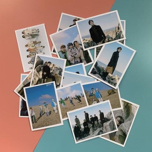 16pcs/set KPOP Bangtan Boys Lomo Card New Album 2021 WINTER PACKAGE Collection Card Photocard Lomo Card