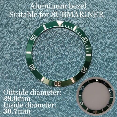 38mm 2021 New Style Advanced Engraved Aluminum Bezel Suitable For 40mm Case Accessories