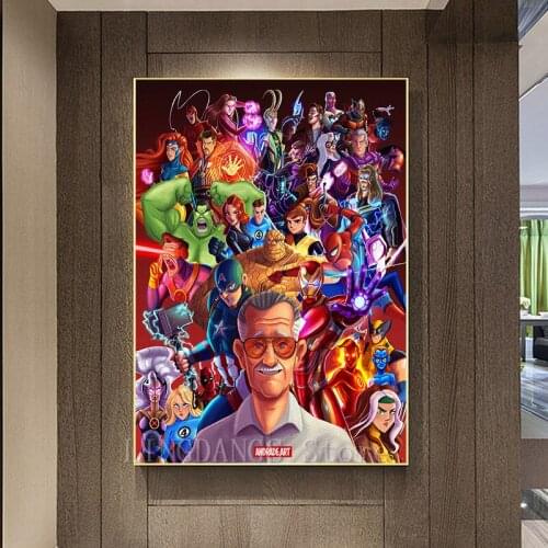 5D DIY Full Drill Diamond Painting Avengers EndGame Marvel Movie Poster Diamond Embroidery Mosaic Cross Stitch Home Decor Gift