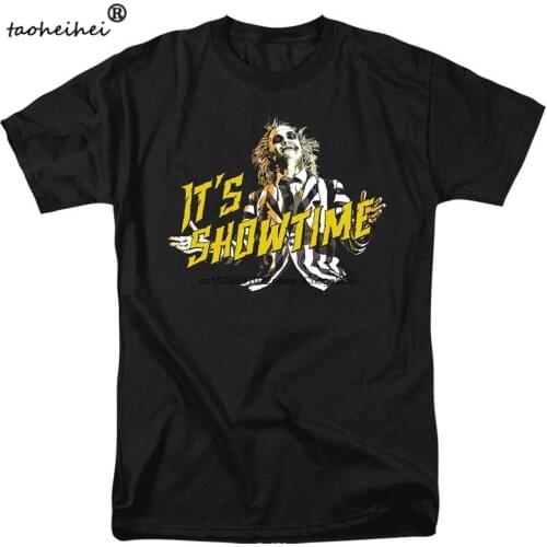 Beetlejuice Its Showtime Black Shirts