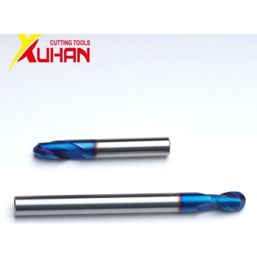 Milling Cutter Alloy Coating Tungsten Steel Tool Cnc Maching Hrc65 Ball Nose Endmills XUHAN Top Milling CutterMachine Endmill