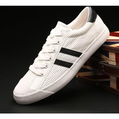 Summer Breathable Canvas Shoes 2018 New Korean Version Of The Trend Of Mens Casual Shoes Wild White Shoes