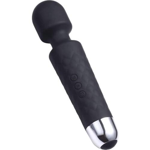 Hot Selling Wand Massager with 8 Speed 20 Vibration USB Reacharge Powerful Vibrator for Women Cordless Vibrators