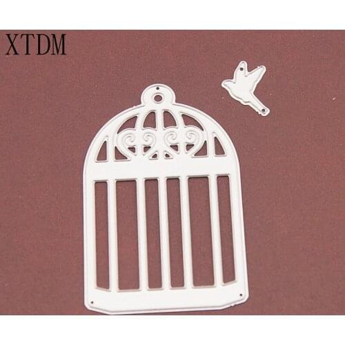 Metal craft birdcage paper die cutting dies for Scrapbooking/DIY Easter wedding Halloween Easter card