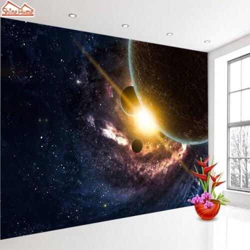 Top 3d Mural Sea Wallpaper Wallpapers for Living Room Contact Wall Papers Home Decor Paper Bedroom Self Adhesive Starry Night