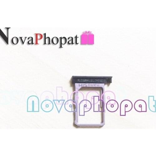 Novaphopat Black SIM Card Tray For LG Nexus 5X H790 H791 H798 Sim Card Holder Slot Adapter Slot Reader Replacement + tracking