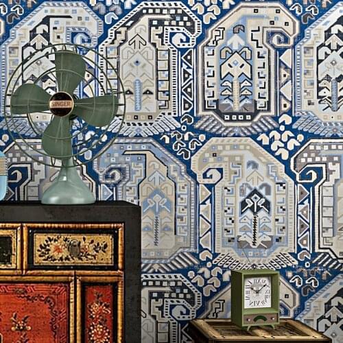 10m waterproof Southeast Asian style pvc wallpaper for bedroom living room office kitchen wall papers home decor bedroom decor