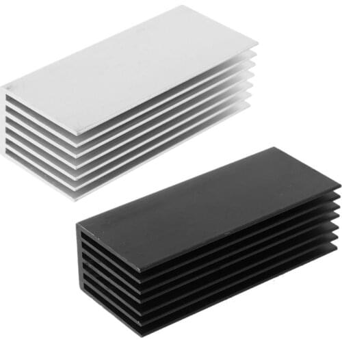 1Set Aluminum Heatsink Cooling Thermal Pad Cooling Radiator Cooler For NVME M.2 NGFF SSD Solid State Hard Drive Disk