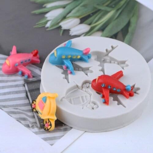 Plane Mould Silicone Mold Fondant Cake Decorating Tool Gumpaste Sugarcraft Chocolate Forms Bakeware Tools