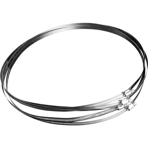 Customized overall 304 stainless steel American hose clamps Electric pole clamps / Wine barrel hoop