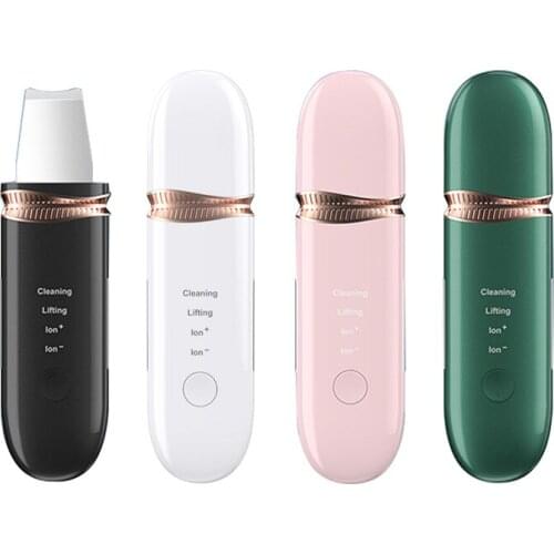 Professional Ultrasonic Skin Scrubber Blackhead Removal Cleaning Machine Pore Cleanser Peeling Shovel Face Lifting Machine