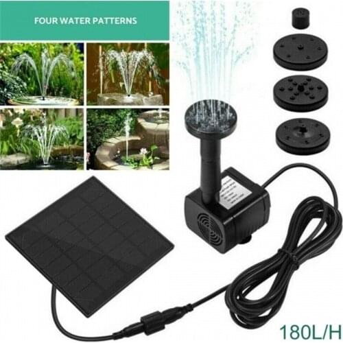 Garden Solar Water Pump Floating Fountain Home Fish Tank Miniature Floating Fountain Solar Water PumpFountain Outdoor Fountain