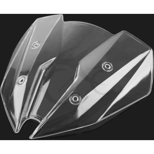 Clear Motorcycle Screen Windshield Windscreen For Kawasaki Z250 2013-2014 13 14