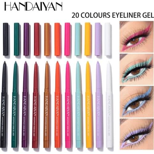 New Neon Colorful Liquid Eyeliner Pen Comestics Long-lasting Black Natural Eye Liner Pencil Cat Eye Makeup Waterproof Make Up