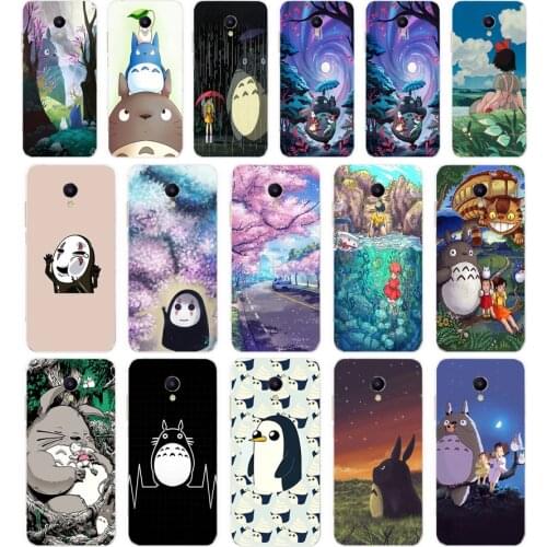 30 Cute Totoro gift Soft Silicone Tpu Cover phone Case for Meizu M5 M5C M5S M6 M6T M6C M6 Note Case