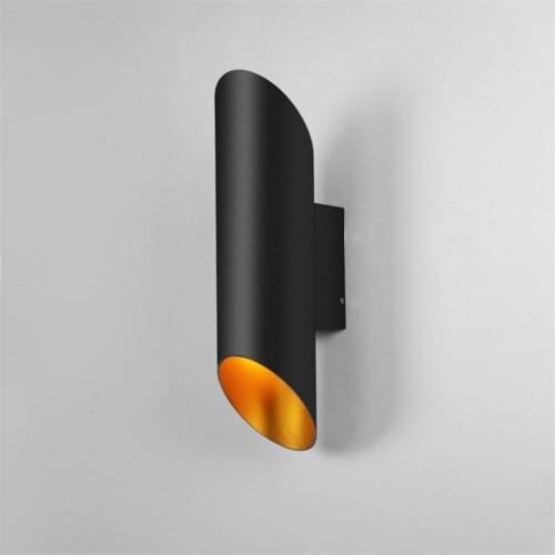 Danish Design Cylindrical Wall Lamps Hotel Bedside Cafe Clubhouse Double Head Inclined Cut Corridor Aisle Wall Lights Fixtures