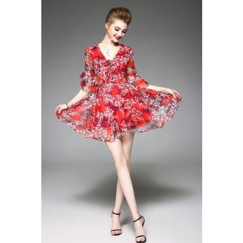 EIGHT UP Summer Dresses With Sleeves
