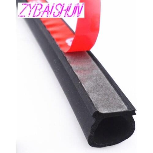 2-8 m car door sealant Big D Type waterproofsoundproofing sealant rubber seal strip for Porsche 911 918/Cayenne/Macan/Macan S