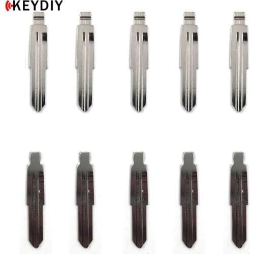KEYDIY 10 pcs/lot Metal Blank Uncut Flip KD Remote Key Blade Type #43 (T11) for Chery E5