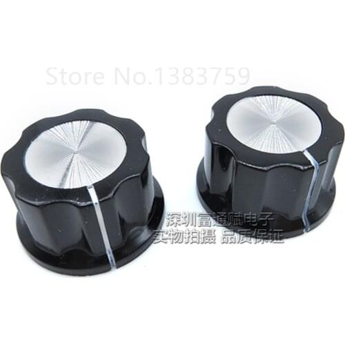 5pcs Bakelite potentiometer knob cap MF03 diameter 26*15MM switch cap lock screw encoder cap