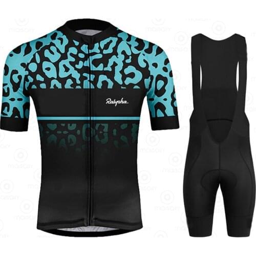 Ralvpha 2021 Cycling Jersey Set MTB Uniform Bike Clothing Bicycle Wear Clothes Men Short sports Maillot Culotte Ropa Ciclismo