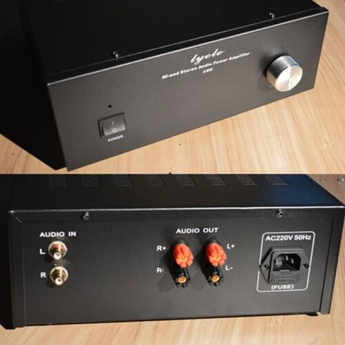 KYYSLB 280*120*320MM A86 Tone MP3 Version Medium Size Amplifier Chassis Box House DIY Enclosure with Feet Amplifier Case Shell