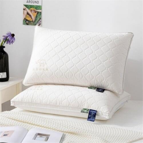 Latex Pillow Quilted Function Feather Pillow Protects The Five-star Hotel Cervical Spine Bedding pregnancy pillow