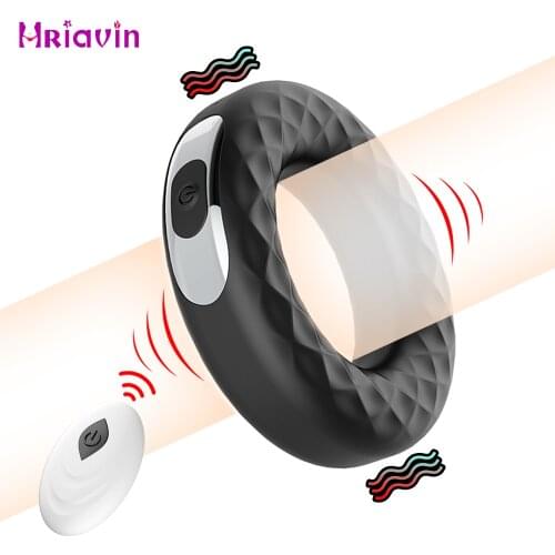 Remote Control Vibrators Penis Rings Silicone Cock Rings Delayed Ejaculation Dick Vibrators Male Penis Massager Sex Toys For Men