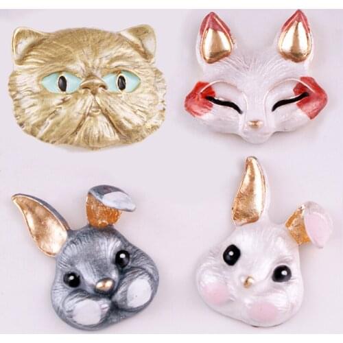 MF777 good quality rabbit fox cat Metal 18mm Snap buttons for Snap jewelry Bracelet For women girls