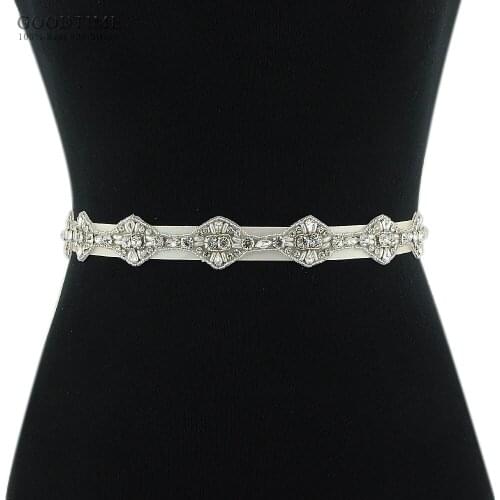 Fashion Women Belt Wedding Bridal Belt Rhinestone Applique Bridesmaid Crystal Belt Vine Sash Belt For Girl Evening Party Dress