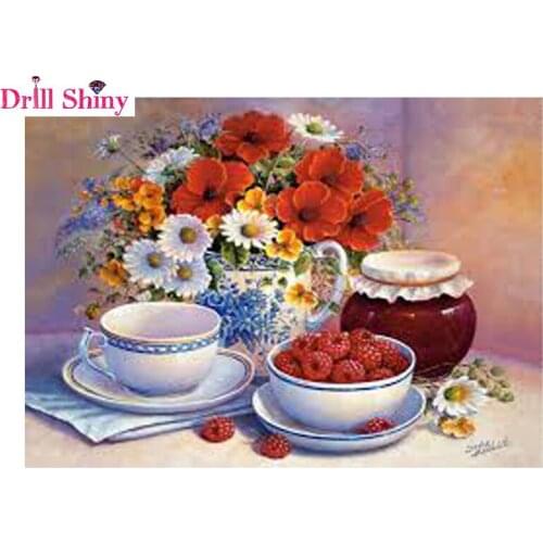 Home Beauty diamond painting diy stone pictures new needlework cross stitch diamond mosaic embroidery kit flower and fruit