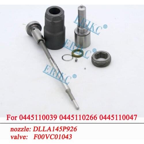 Injector Repair Kits Nozzle DLLA145P926 0433171616 Diesel Valve F00VC01043 For BMW Sprayer 0445110047 0445110039 0445110266