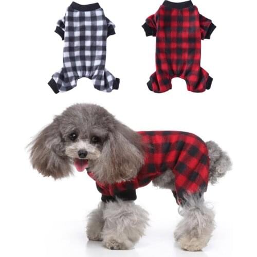 Pet Dog Clothes Soft Bodysuit Comfortable Coverall Lovely Pajamas For Small Medium Dogs Clothing Puppy Autumn Winter Jacket Cost