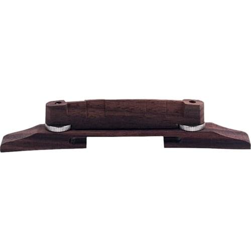Adjustable Rosewood Jazz Guitar Bridge Saddle Luthier Supply