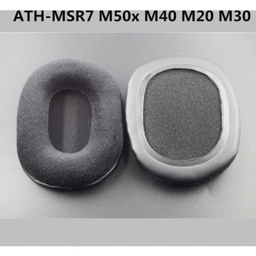 Replacement Ear Pad For Audio-Technica ATH-M50 M50S M50X M30 M40ATH-SX1 Headphone Earpad Quality Memory Foam Flannel Leather Ew