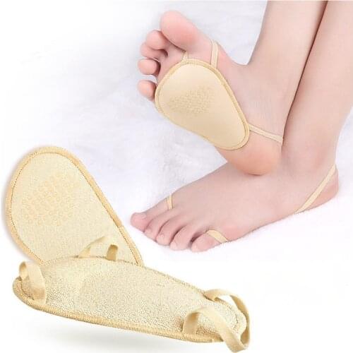 High-heeled Shoes Half Pad Forefoot Pad Invisible Foot Pad Thickened Sole Non-slip and Waterproof Invisible Socks Boat Socks