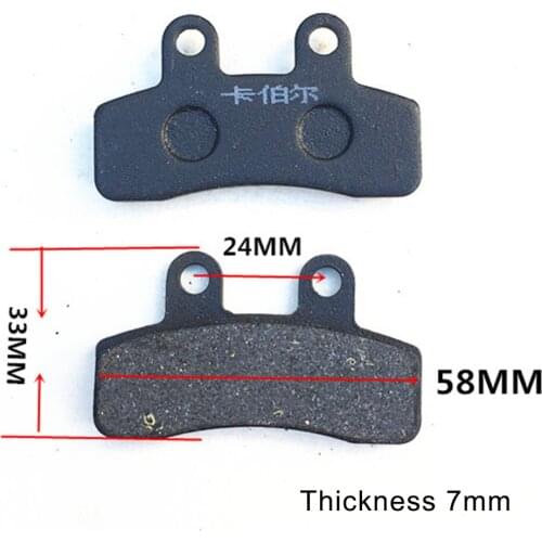 1 Pair Disc Brake Pad C15 for Motorcycle Electric Scooter Moped Trike