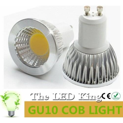 1000PC Super Bright GU 10 Bulbs Light Dimmable Led Warm/White 85-265V 7W 12W 15W GU10 COB LED lamp light GU 10 led Spotlight