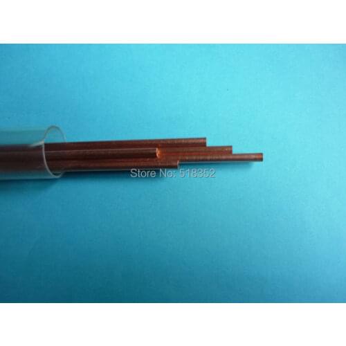 2.8mmx400mm Ziyang Copper Electrode Tube for EDM Drilling Machines Single Hole