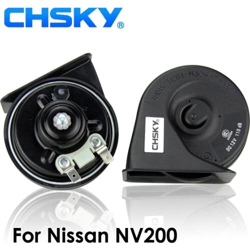 CHSKY Car Horn Snail type Horn For Nissan NV200 2010 to NOW 12V Loudness 110-129db Auto Horn Long Life Time High Low Klaxon