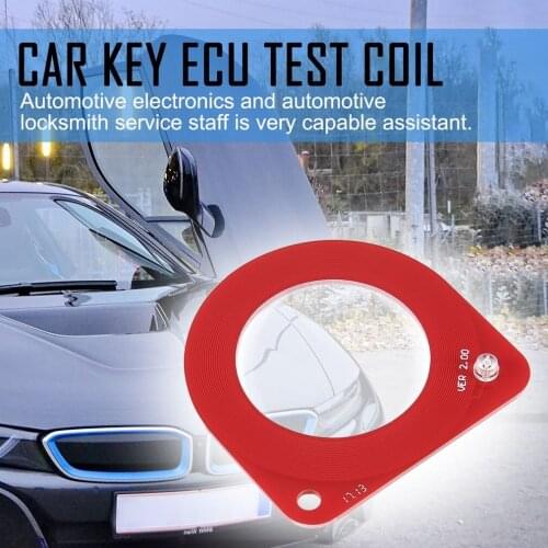 Car Key ECU Test Coil Automotive ECU Induction Signal Detection Test Card Auto Diagnostic Tool Theft Coil Detection