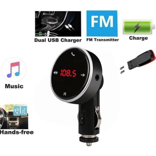 Modulator Car Kit MP3 Player Wireless Bluetooth LCD New 87.5-108.0 Kit Microphone Car With MHZ FM Transmitter Bluetooth C6M5