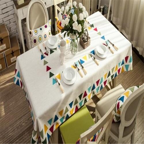 Free Shipping Modern Style Colourful Tablecloth Home Coffee Mat Tea Pad Natural Cup Dinning Decorate Blanket Antependium