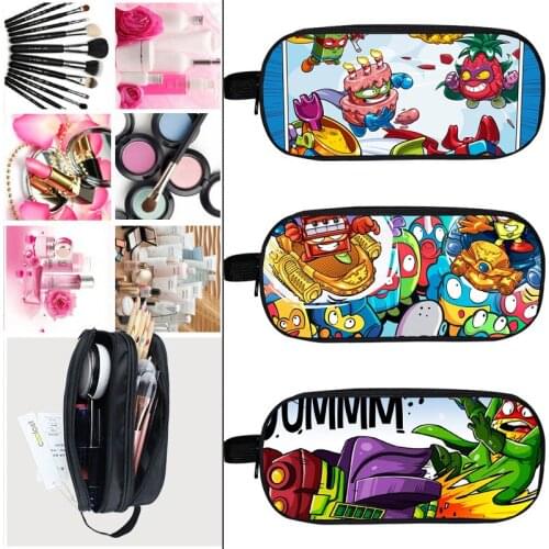 Hot Super Zings Series 4/5/6 Pouch 3D Print Anime Super Zings Pencil Case Pencil Box Stationery Storage Bag Cosmetic Case Kids